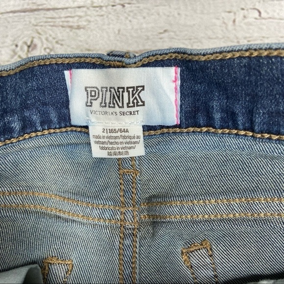 Pink Victoria's Secret High Rise Denim Jeans - Picture 2 of 7